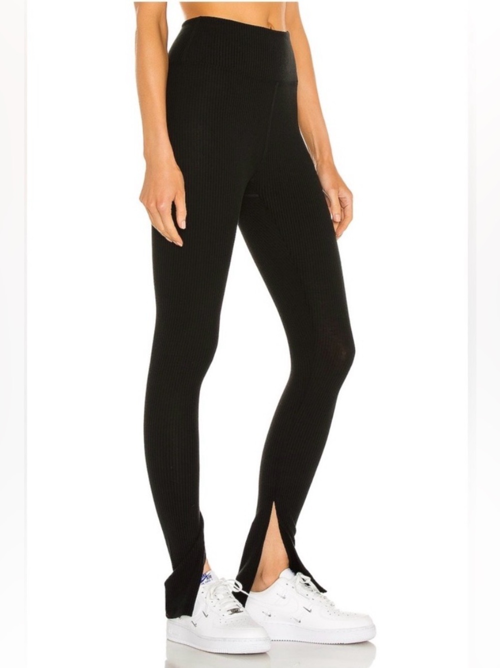 NWOT Year of Ours Ribbed 9-5 Slit Hem Pant XS